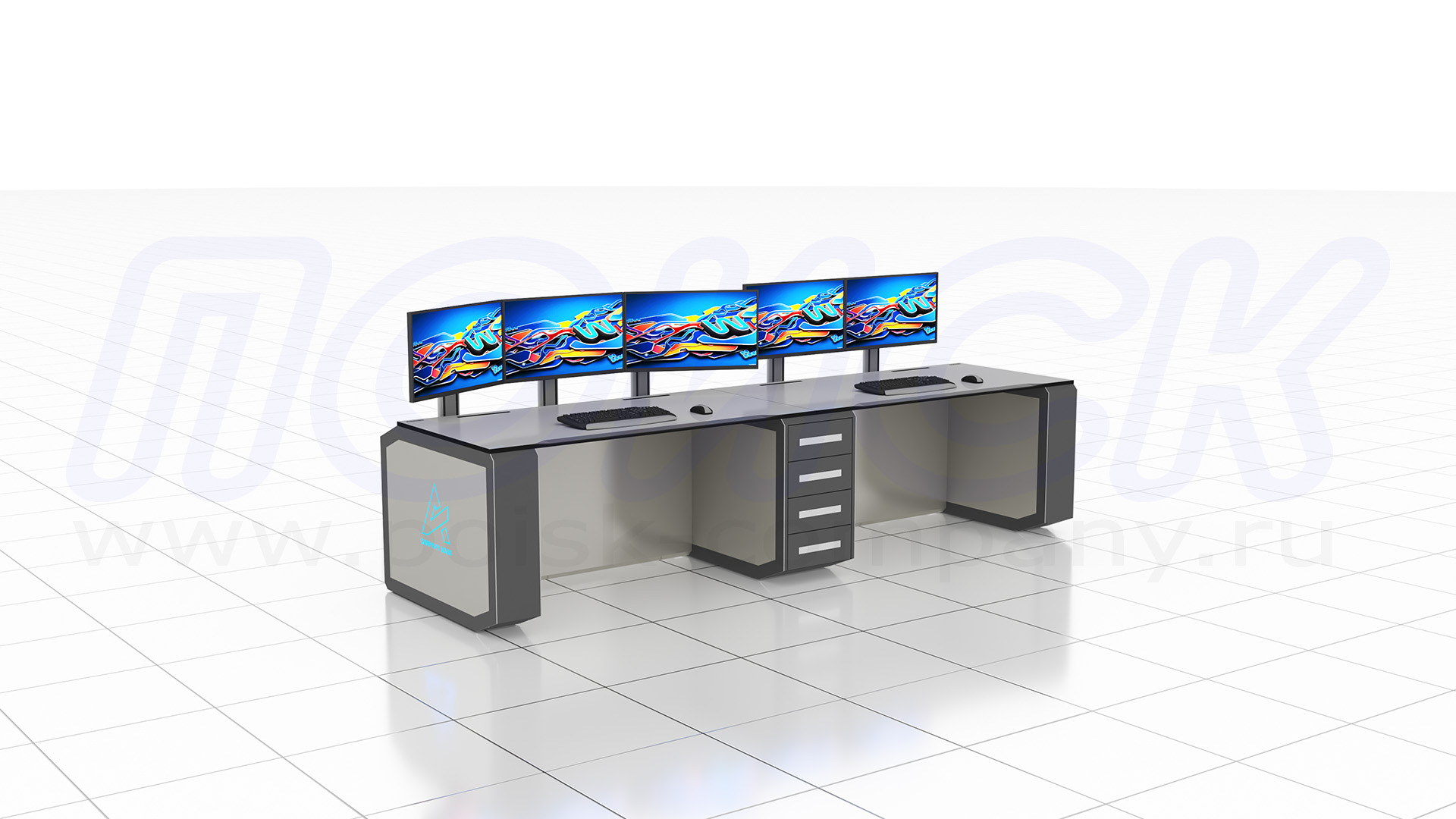 Диспетчерский стол-пульт серии ПОИСК-D (50)