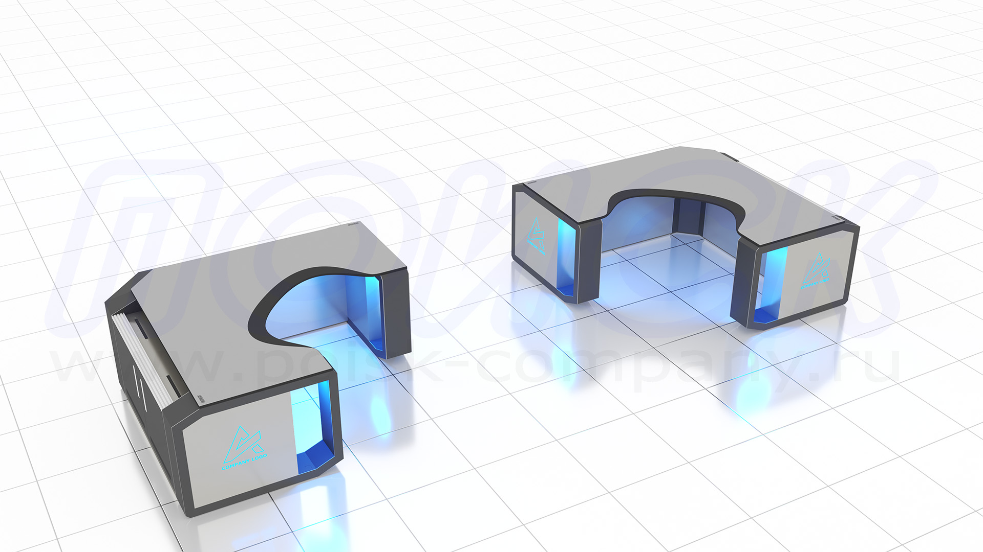 Диспетчерский стол-пульт серии ПОИСК-D (67)