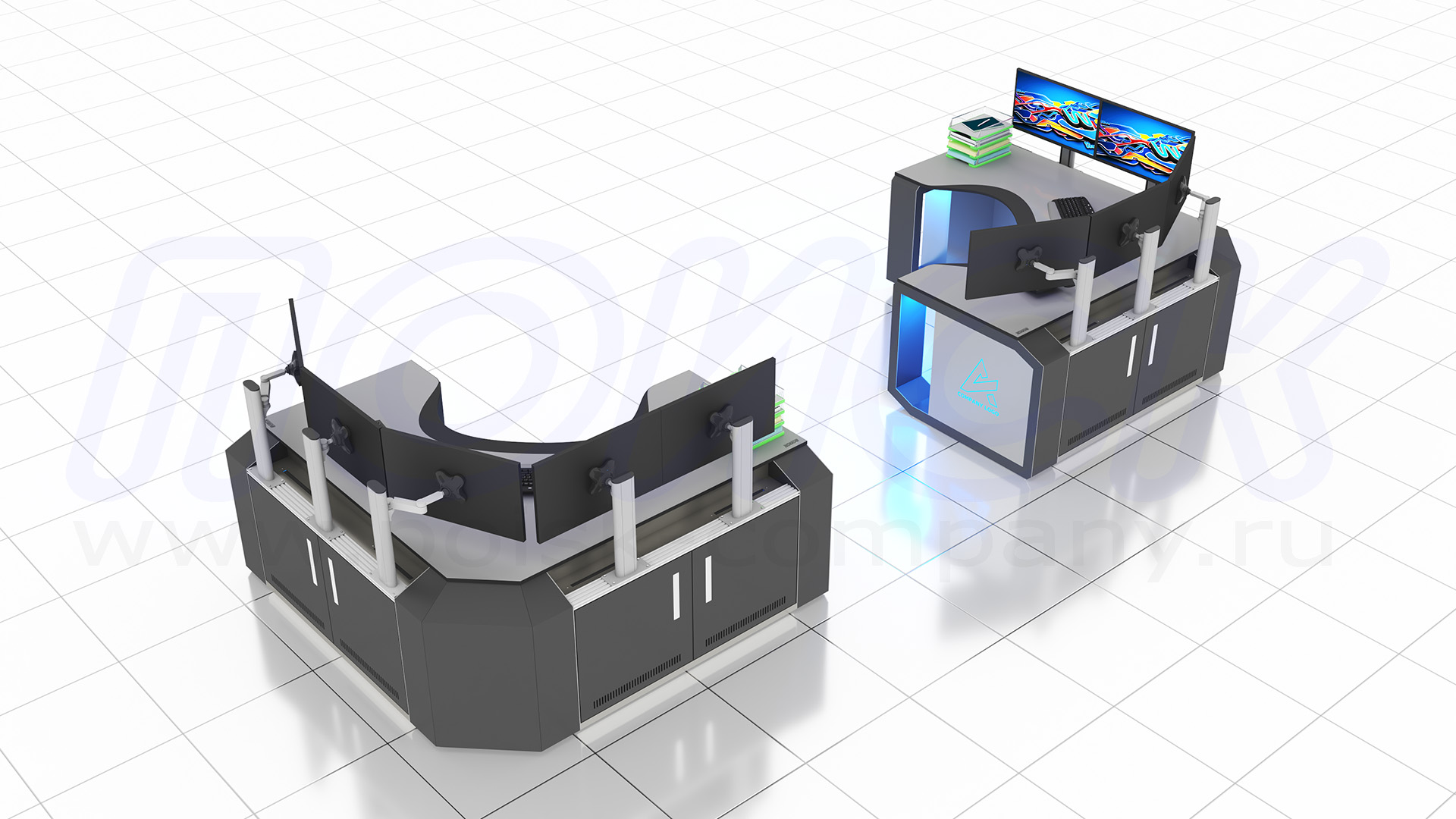 Диспетчерский стол-пульт серии ПОИСК-D (71)