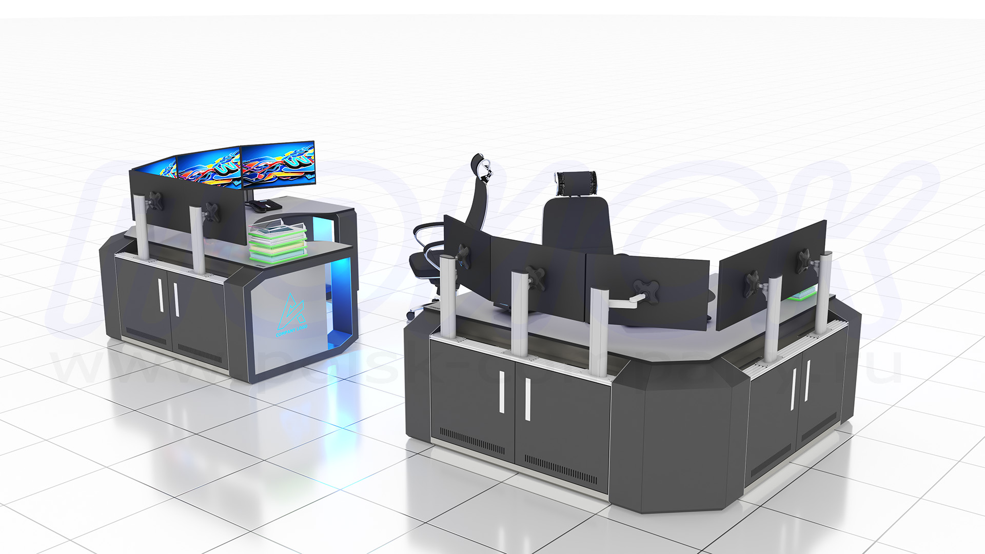 Диспетчерский стол-пульт серии ПОИСК-D (78)