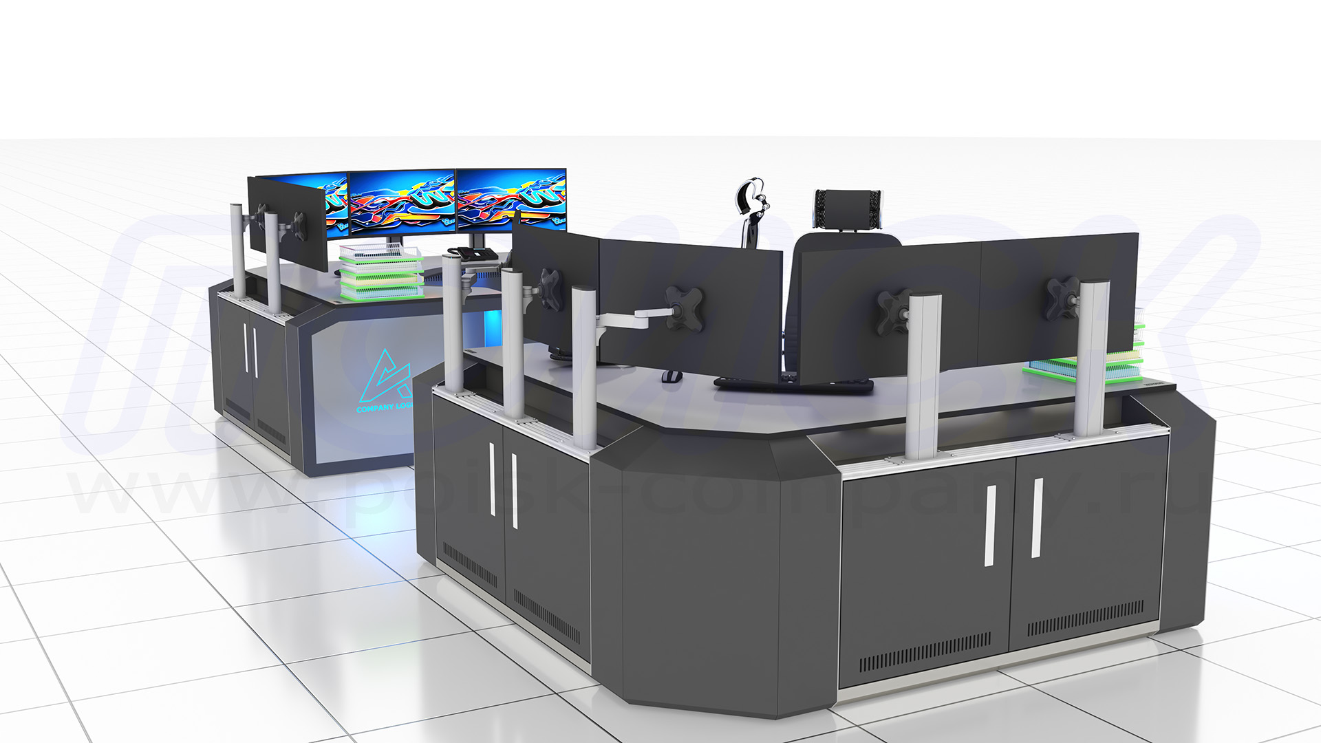 Диспетчерский стол-пульт серии ПОИСК-D (81)