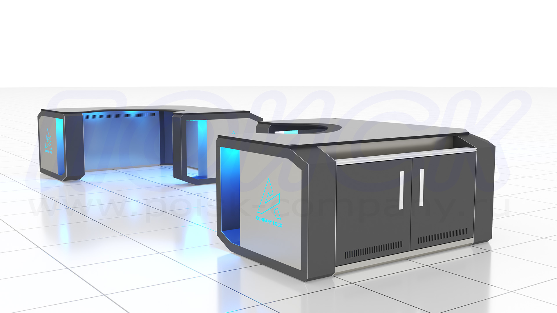 Диспетчерский стол-пульт серии ПОИСК-D (82)