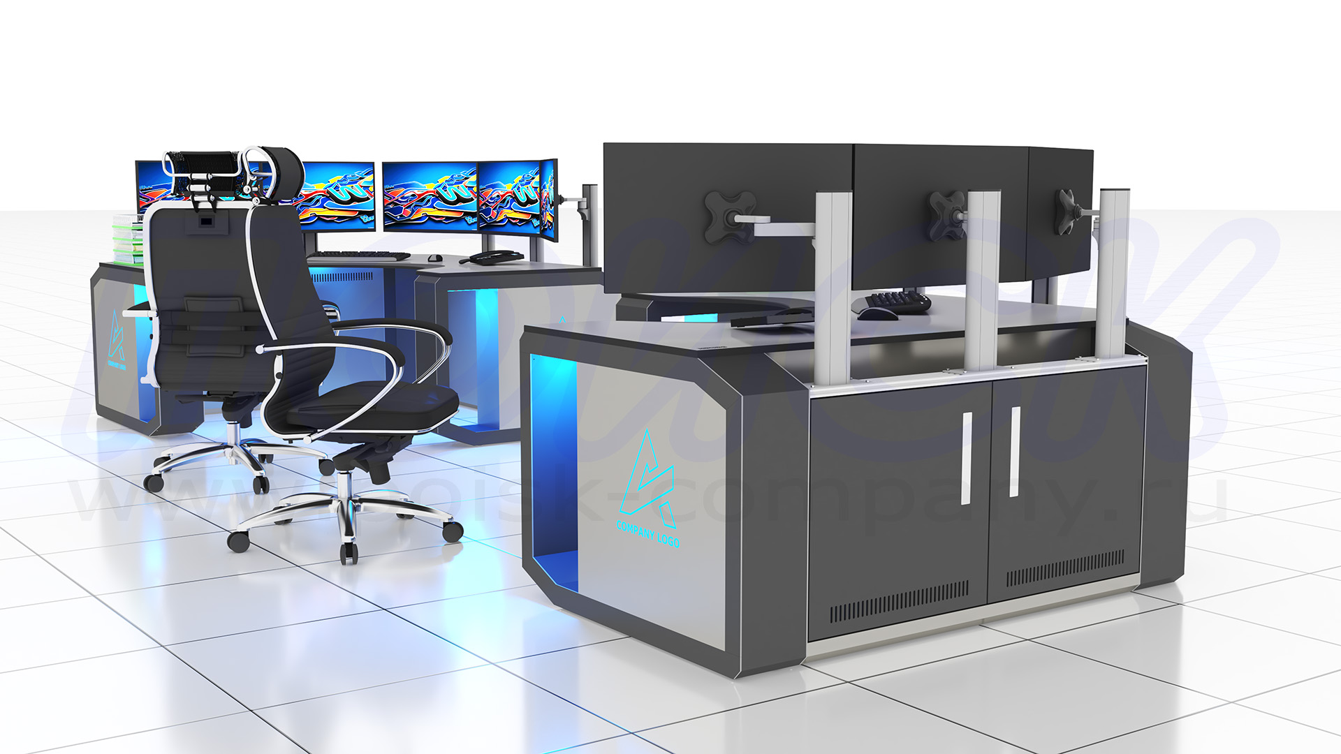 Диспетчерский стол-пульт серии ПОИСК-D (84)