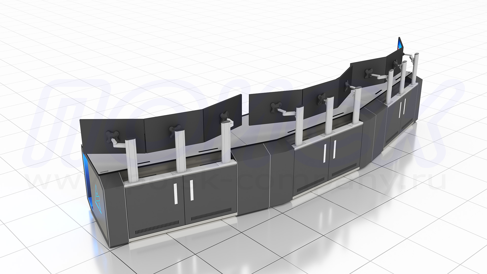 Диспетчерский стол-пульт серии ПОИСК-D (92)