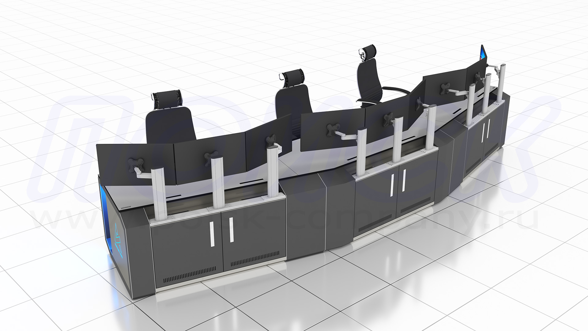 Диспетчерский стол-пульт серии ПОИСК-D (93)