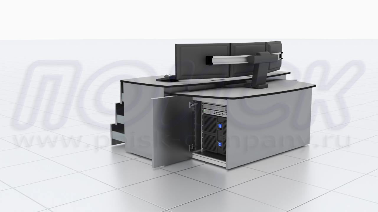 Диспетчерские столы-пульты серии ПОИСК-L1