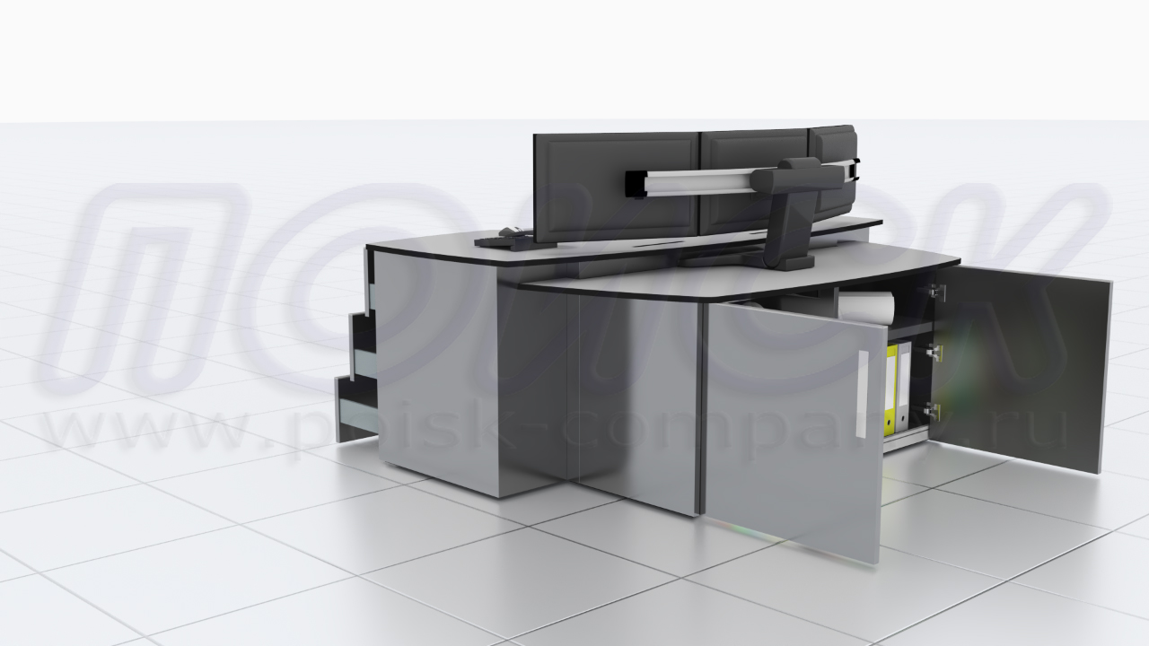 Диспетчерские столы-пульты серии ПОИСК-L1