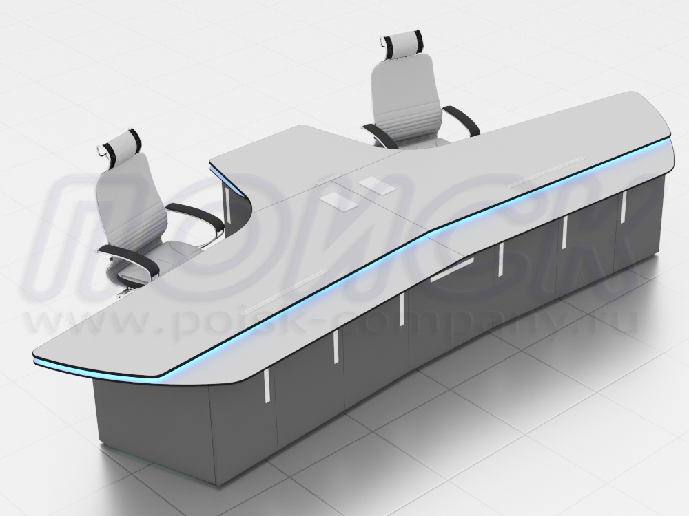 Диспетчерские столы-пульты серии ПОИСК-Y